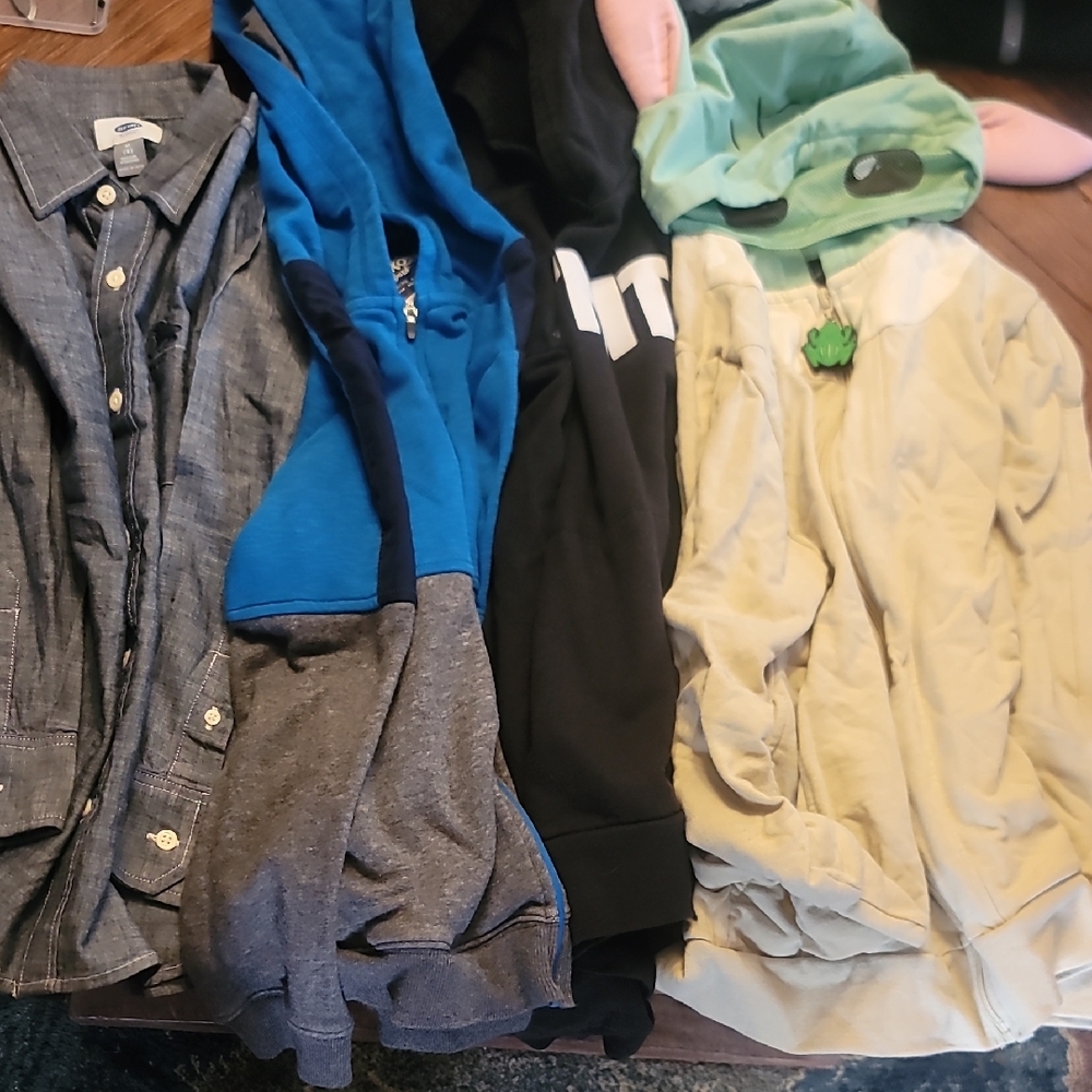 4 Shirts Long Sleeve Hoodie